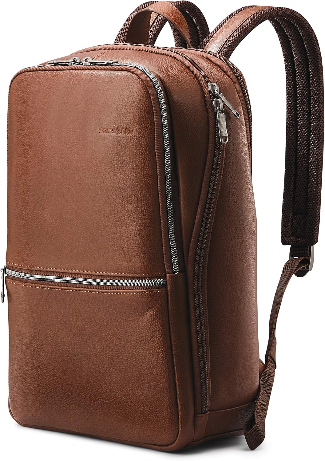 samsonite新秀丽classic经典多功能真皮电脑双肩包126036直邮到手727